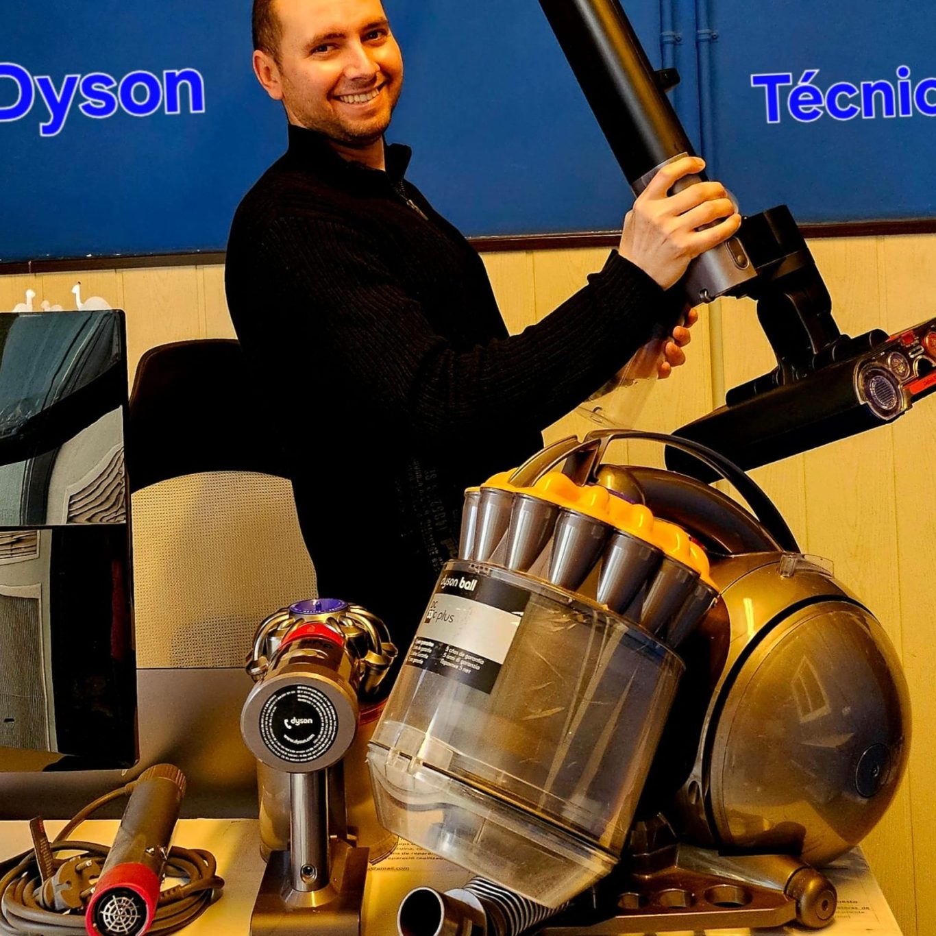 Dyson se para intermitente y no funciona