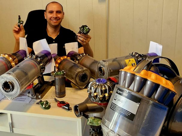 Dyson funciona Intermitente