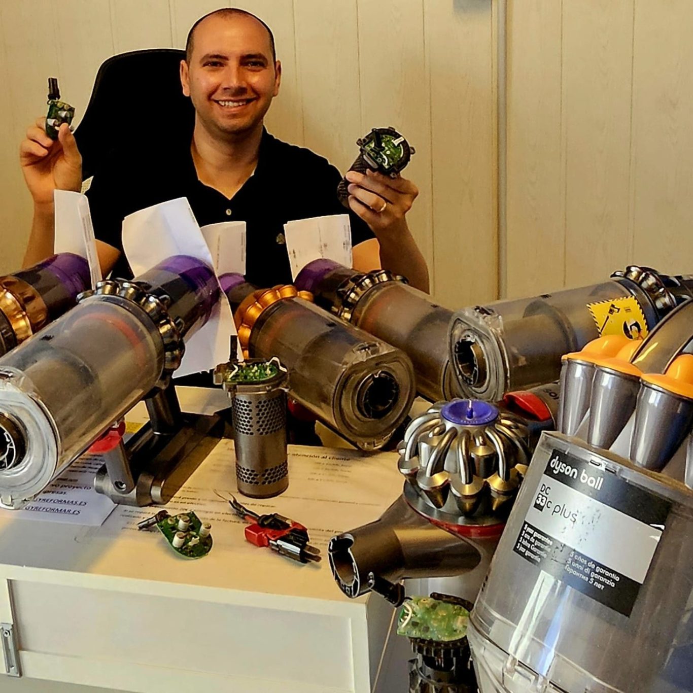 Reparamos su Dyson en Malaga